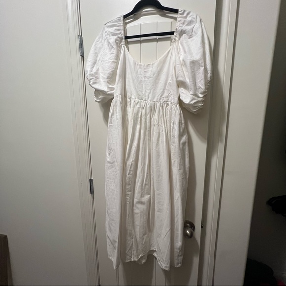 Elf Cherie Puff Sleeve Midi Dress - Picture 2 of 5